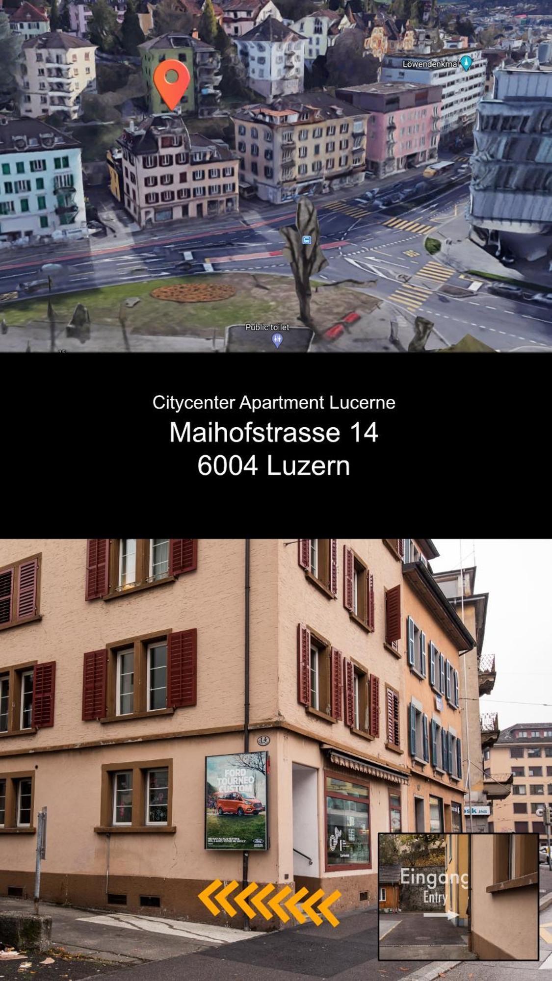 Citycenter Apartment With Parking Lucerna Esterno foto